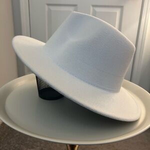 Classic White Fedora Hat